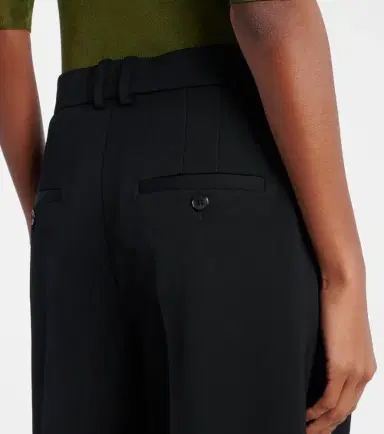 Saint Laurent Grain De Poudre wool Bermuda shorts | Thumbnail 4