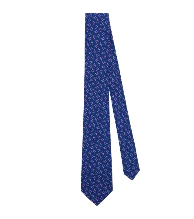 Silk jacquard tie
