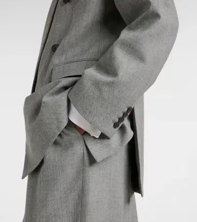Saint Laurent Double-breasted wool twill blazer | Thumbnail 5