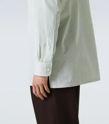 Charvet Striped cotton poplin shirt | Thumbnail 4 Charvet Striped cotton poplin shirt | Thumbnail 4