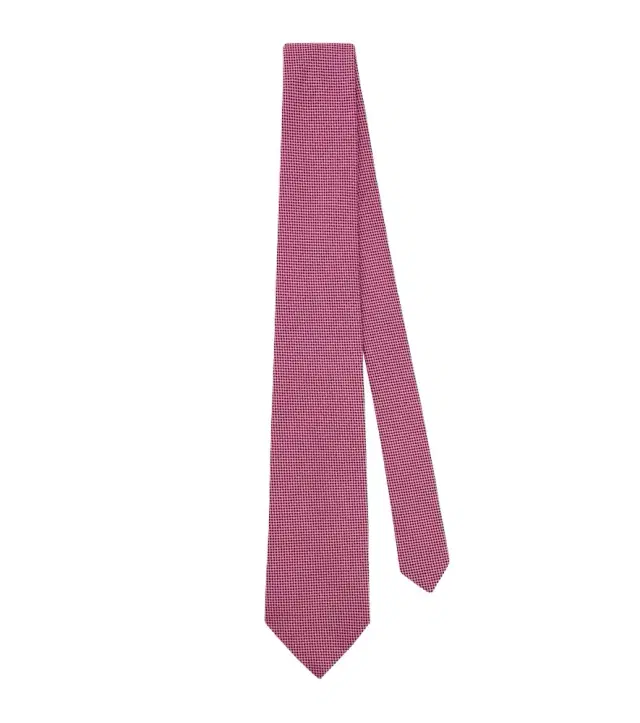 Silk jacquard tie