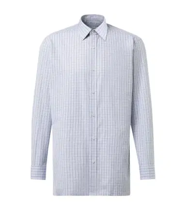 Charvet Checked cotton poplin shirt | Thumbnail 1