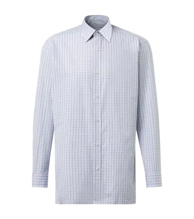 Charvet Checked cotton poplin shirt