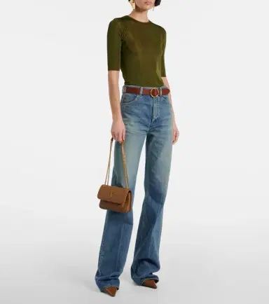 Saint Laurent Cassandre knitted top | Thumbnail 3