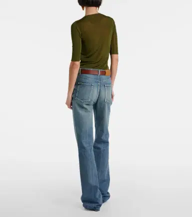 Saint Laurent Cassandre knitted top | Thumbnail 4