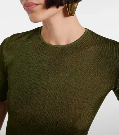 Saint Laurent Cassandre knitted top | Thumbnail 5