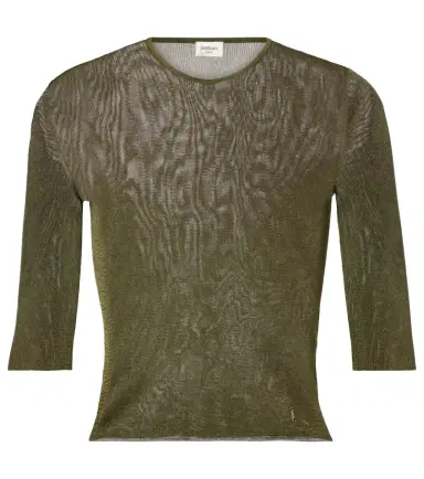 Saint Laurent Cassandre knitted top | Thumbnail 1
