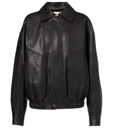 Saint Laurent Leather bomber jacket | Thumbnail 1 Saint Laurent Leather bomber jacket | Thumbnail 1