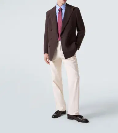 Charvet Striped cotton poplin shirt | Thumbnail 3