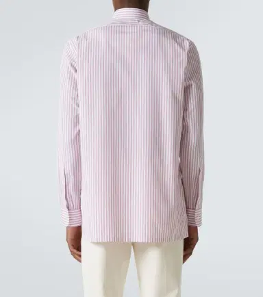 Charvet Striped cotton poplin shirt | Thumbnail 4 Charvet Striped cotton poplin shirt | Thumbnail 4
