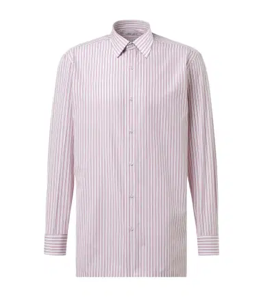 Charvet Striped cotton poplin shirt | Thumbnail 1 Charvet Striped cotton poplin shirt | Thumbnail 1