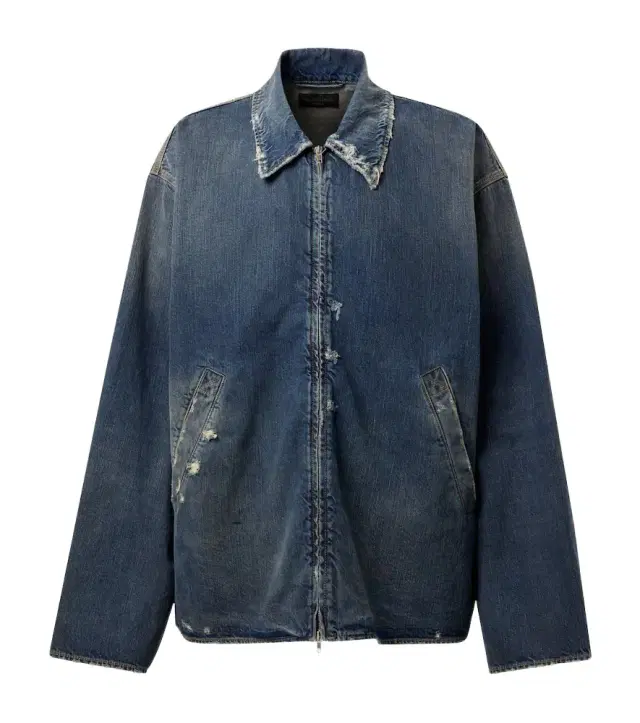 Balenciaga Distressed denim jacket