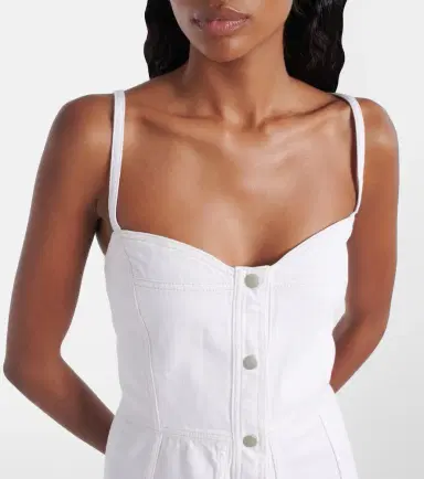 AG Jeans Saint Raphael denim midi dress | Thumbnail 2