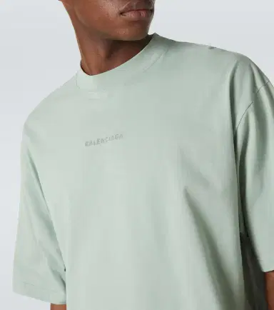 Balenciaga Logo cotton jersey T-shirt | Thumbnail 2