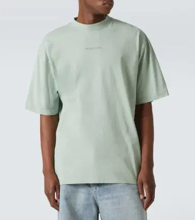 Balenciaga Logo cotton jersey T-shirt | Thumbnail 5