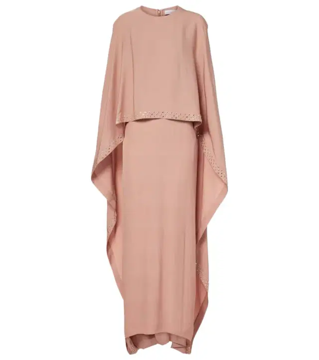 Stella McCartney Embellished caped maxi dress
