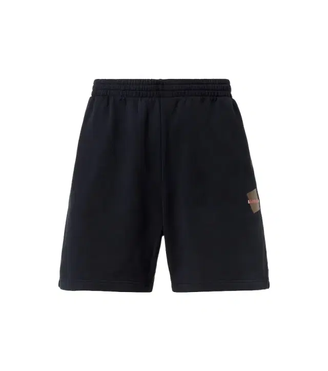 Logo cotton fleece shorts