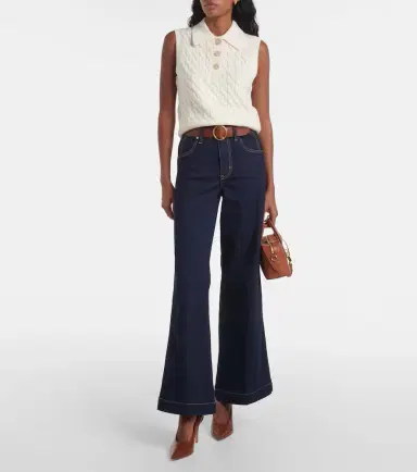 Frame The Seamed Wide high-rise jeans | Thumbnail 4 Frame The Seamed Wide high-rise jeans | Thumbnail 4