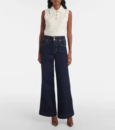 Frame The Seamed Wide high-rise jeans | Thumbnail 7 Frame The Seamed Wide high-rise jeans | Thumbnail 7