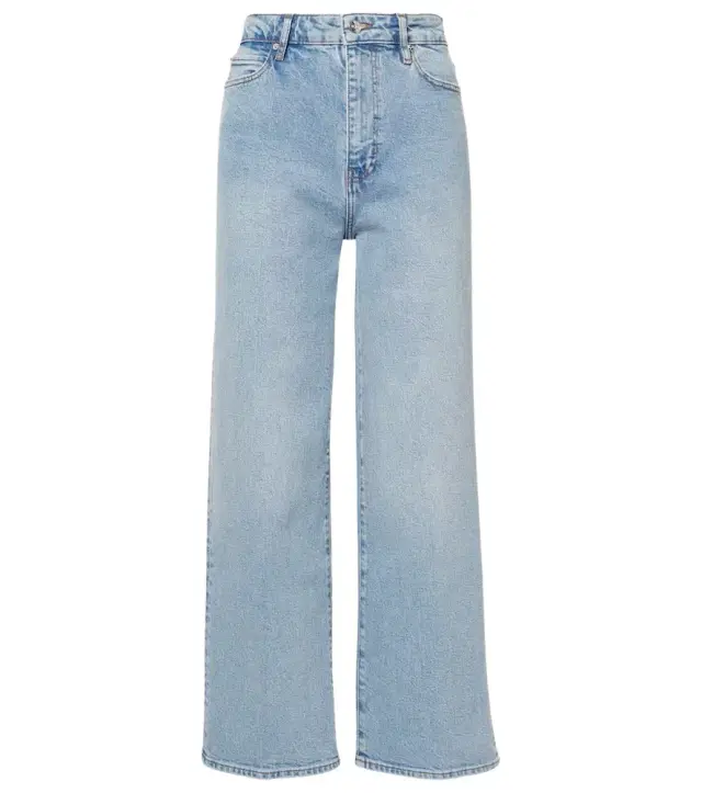 Frame The Wide high-rise wide-leg jeans