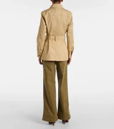 Nili Lotan Mila belted cotton jacket | Thumbnail 3