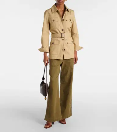 Nili Lotan Mila belted cotton jacket | Thumbnail 4