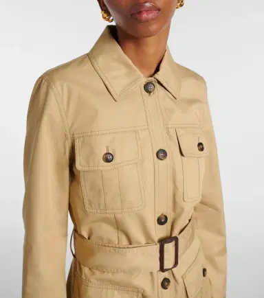 Nili Lotan Mila belted cotton jacket | Thumbnail 5