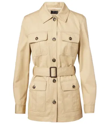 Nili Lotan Mila belted cotton jacket | Thumbnail 1