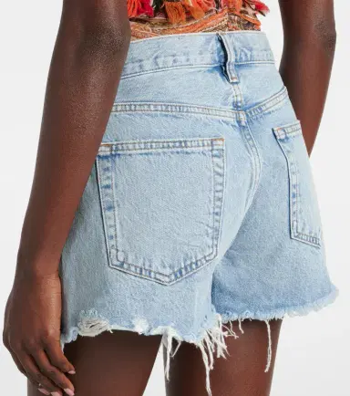 Frame The Hang mid-rise denim shorts | Thumbnail 3