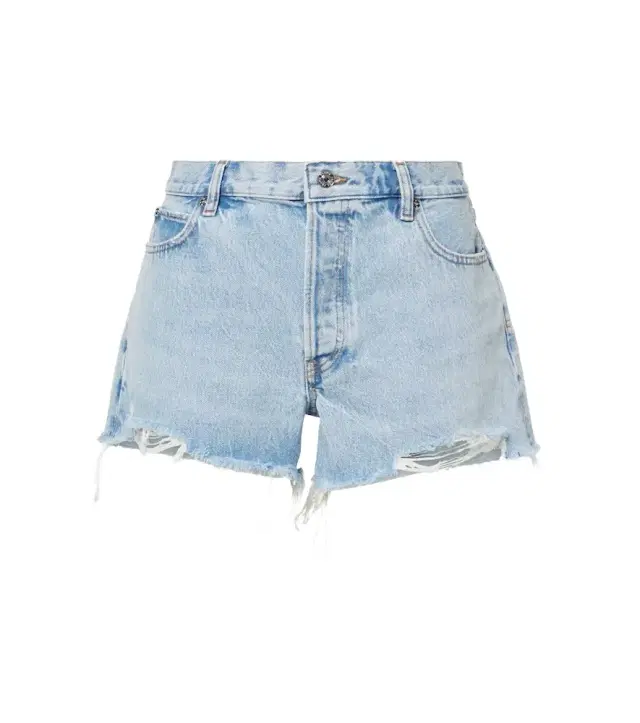 Frame The Hang mid-rise denim shorts