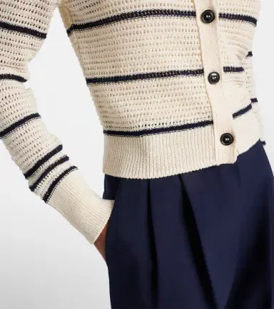 Frame The Shrunken cotton-blend cardigan | Thumbnail 6 Frame The Shrunken cotton-blend cardigan | Thumbnail 6