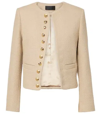 Nili Lotan Patti cotton-blend jacket | Thumbnail 1 Nili Lotan Patti cotton-blend jacket | Thumbnail 1