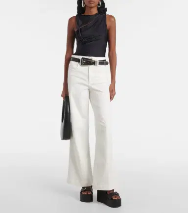 Frame The Seamed Wide high-rise pants | Thumbnail 2 Frame The Seamed Wide high-rise pants | Thumbnail 2