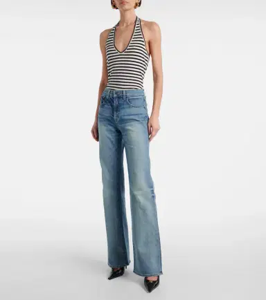 Nili Lotan Celia mid-rise flared jeans | Thumbnail 2