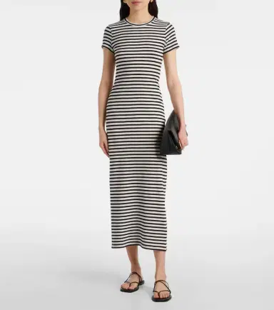 Nili Lotan Striped cotton jersey maxi dress | Thumbnail 2