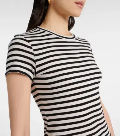 Nili Lotan Striped cotton jersey maxi dress | Thumbnail 3