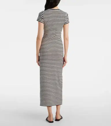 Nili Lotan Striped cotton jersey maxi dress | Thumbnail 4