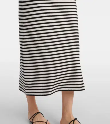 Nili Lotan Striped cotton jersey maxi dress | Thumbnail 5