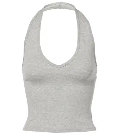 Nili Lotan Britt halterneck cotton jersey top | Thumbnail 1