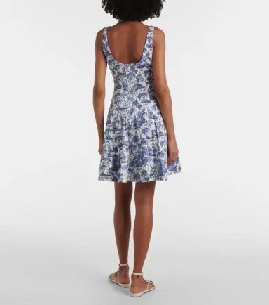 Staud Wells floral cotton minidress | Thumbnail 5
