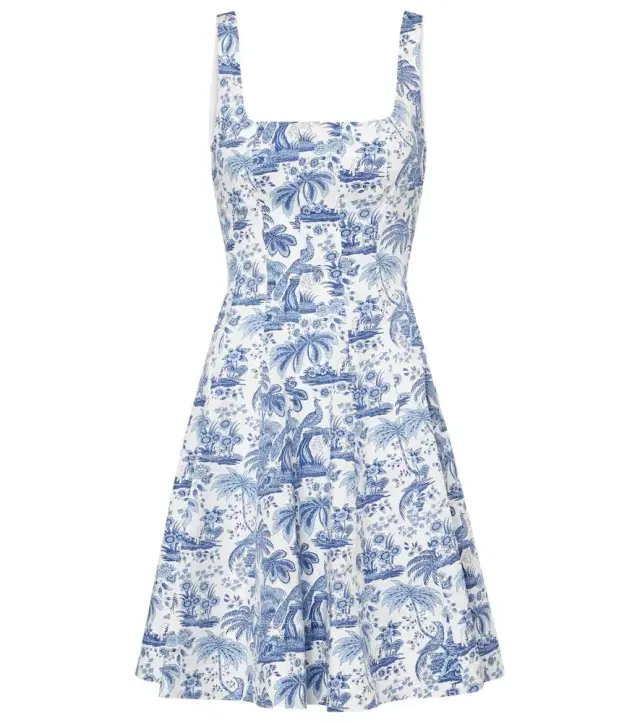 Wells floral cotton minidress