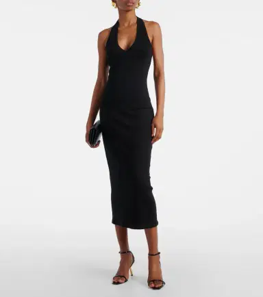 Nili Lotan Stevie cotton jersey midi dress | Thumbnail 5