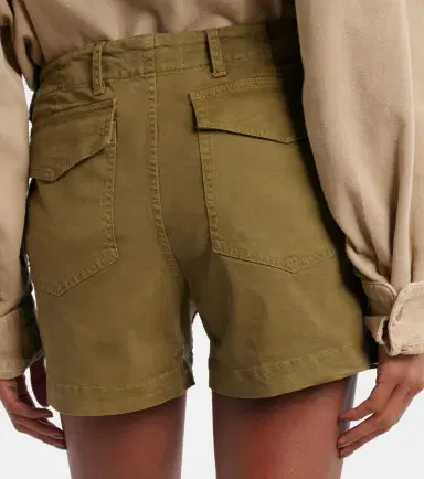 Nili Lotan Cotton twill shorts | Thumbnail 4