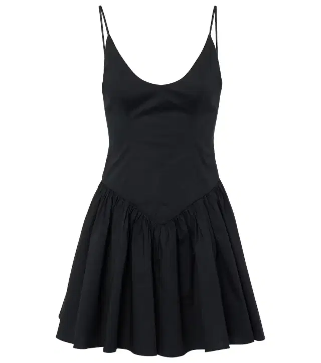 Staud Dena cotton poplin minidress