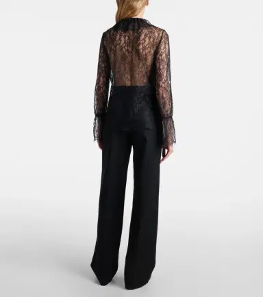 Nili Lotan Cecily lace blouse | Thumbnail 3