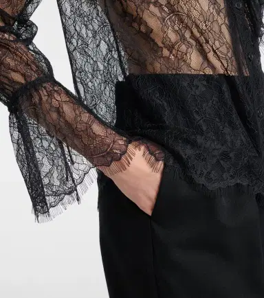 Nili Lotan Cecily lace blouse | Thumbnail 5