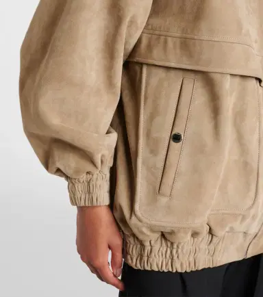 Nour Hammour Beck suede bomber jacket | Thumbnail 4 Nour Hammour Beck suede bomber jacket | Thumbnail 4