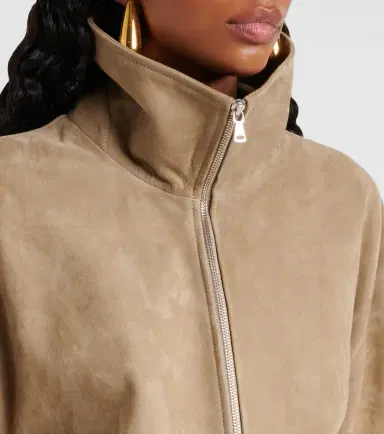 Nour Hammour Beck suede bomber jacket | Thumbnail 5 Nour Hammour Beck suede bomber jacket | Thumbnail 5