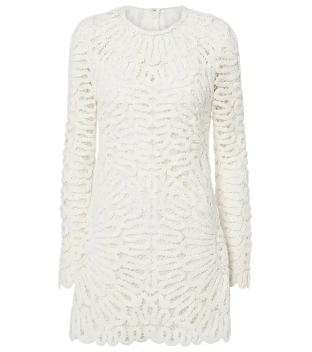 Simkhai Mccall crochet cotton minidress