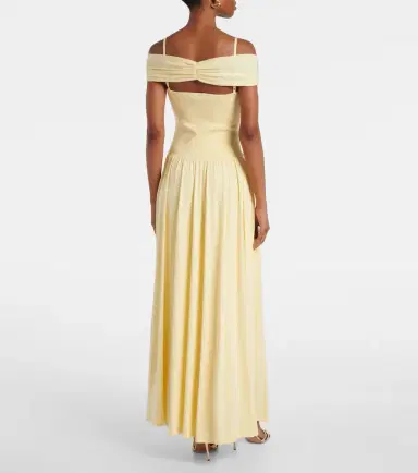 Simkhai Amarantha draped jersey maxi dress | Thumbnail 5